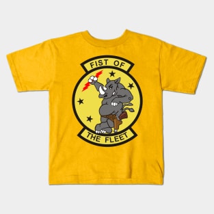 F/A18 Rhino - VFA25 Fist of the Fleet Kids T-Shirt